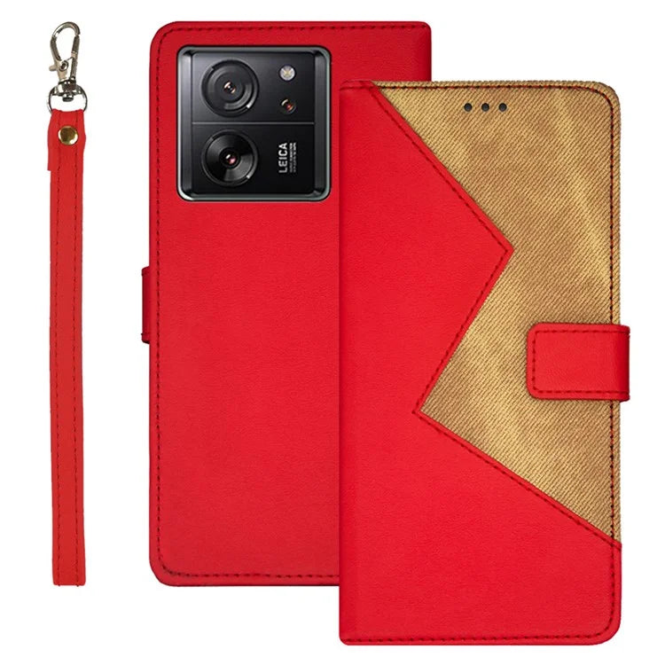 IDEWEI For Xiaomi 13T / 13T Pro / Redmi K60 Ultra Case Card Slots PU Leather Stand Drop-proof Phone Cover