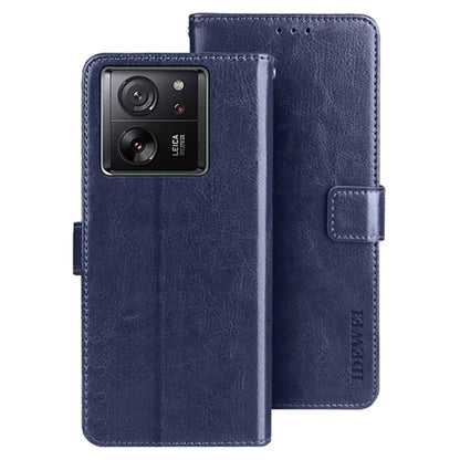 IDEWEI For Xiaomi 13T / 13T Pro / Redmi K60 Ultra Case PU Leather Stand Magnetic Clasp Phone Cover