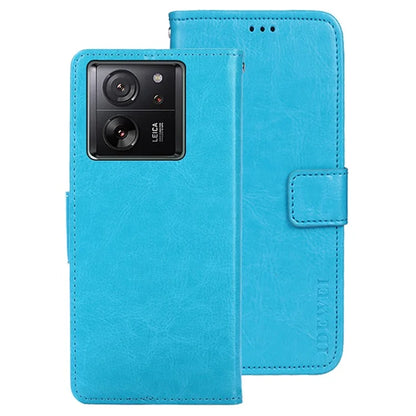 IDEWEI For Xiaomi 13T / 13T Pro / Redmi K60 Ultra Case PU Leather Stand Magnetic Clasp Phone Cover