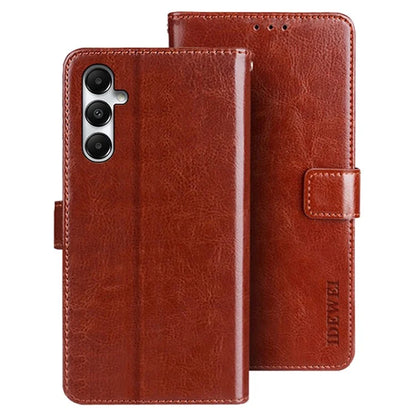 IDEWEI For Samsung Galaxy A05s 4G Leather Cover Drop-proof Phone Case with Wallet