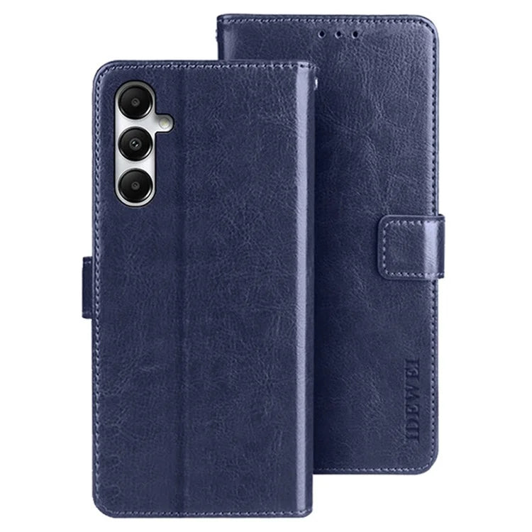 IDEWEI For Samsung Galaxy A05s 4G Leather Cover Drop-proof Phone Case with Wallet