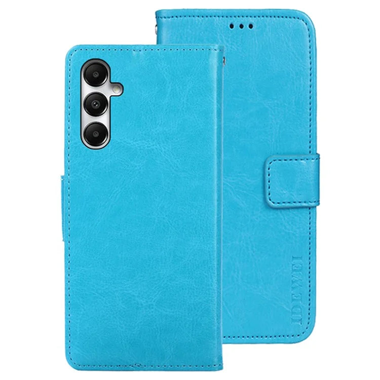 IDEWEI For Samsung Galaxy A05s 4G Leather Cover Drop-proof Phone Case with Wallet