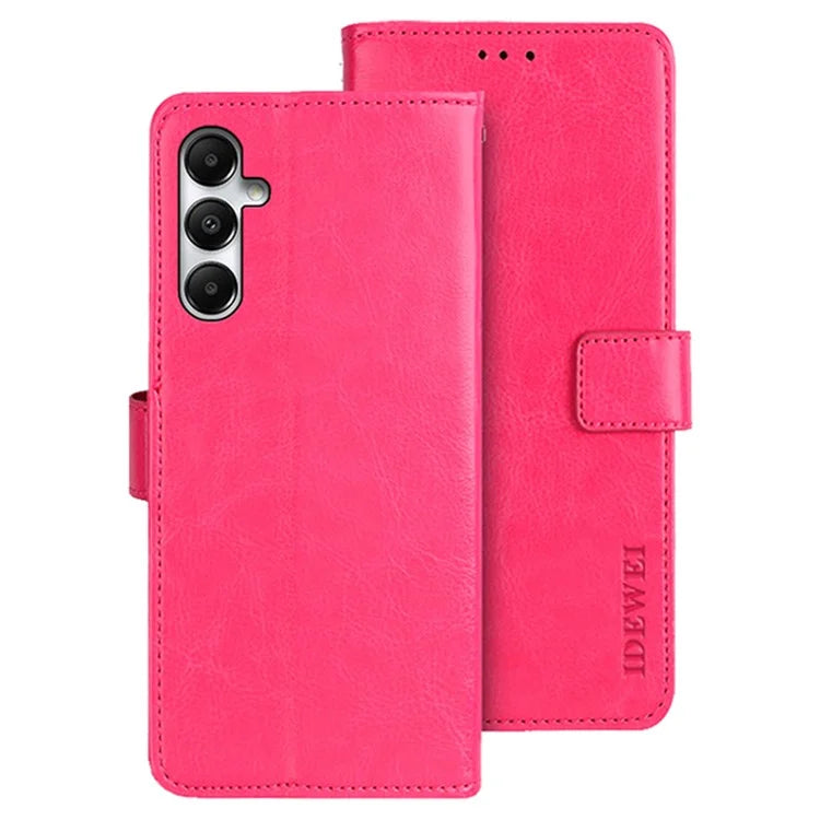 IDEWEI For Samsung Galaxy A05s 4G Leather Cover Drop-proof Phone Case with Wallet