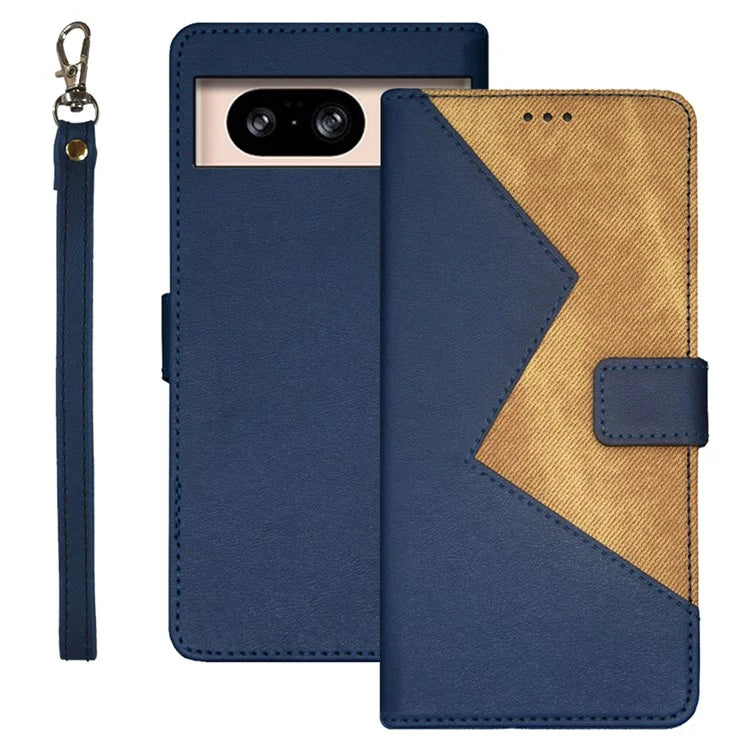 IDEWEI For Google Pixel 8 Case Shockproof Cell Phone Cover Card Slots PU Leather Stand Shell