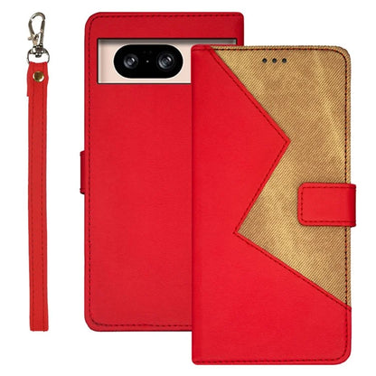 IDEWEI For Google Pixel 8 Case Shockproof Cell Phone Cover Card Slots PU Leather Stand Shell