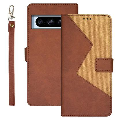 IDEWEI Dustproof Phone Cover for Google Pixel 8 Pro Case Card Slots PU Leather Stand Phone Shell