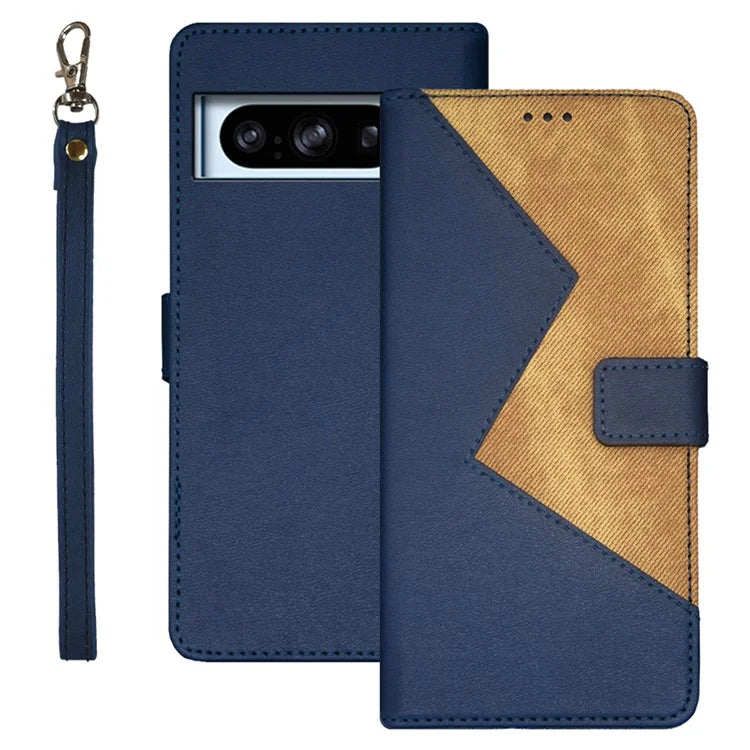 IDEWEI Dustproof Phone Cover for Google Pixel 8 Pro Case Card Slots PU Leather Stand Phone Shell