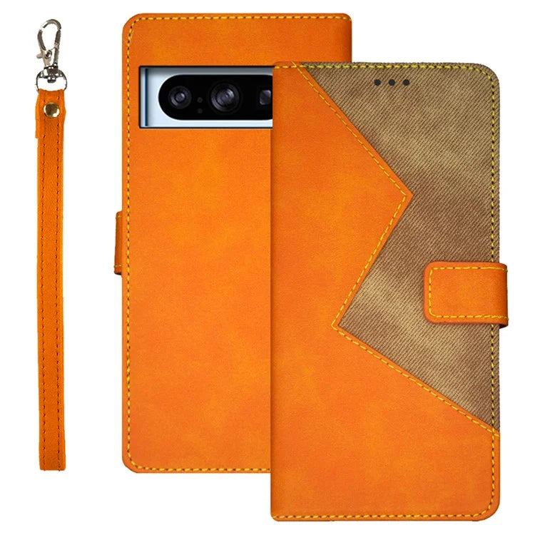 IDEWEI Dustproof Phone Cover for Google Pixel 8 Pro Case Card Slots PU Leather Stand Phone Shell