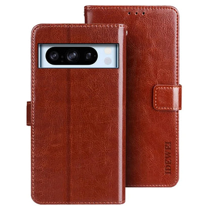 IDEWEI For Google Pixel 8 Pro Case Shockproof Leather Wallet Stand Mobile Phone Cover