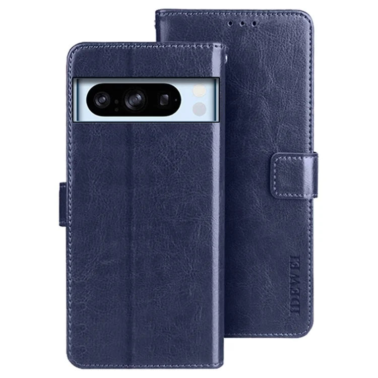 IDEWEI For Google Pixel 8 Pro Case Shockproof Leather Wallet Stand Mobile Phone Cover