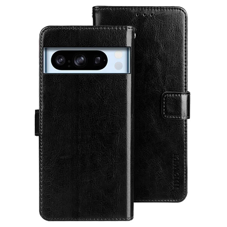 IDEWEI For Google Pixel 8 Pro Case Shockproof Leather Wallet Stand Mobile Phone Cover