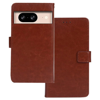 IDEWEI Shockproof Phone Cover for Google Pixel 8 Case PU Leather Wallet Phone Case