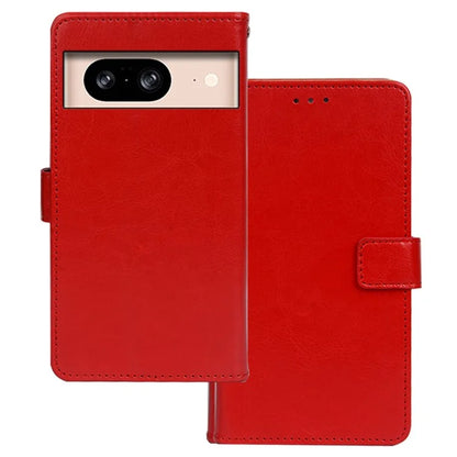 IDEWEI Shockproof Phone Cover for Google Pixel 8 Case PU Leather Wallet Phone Case