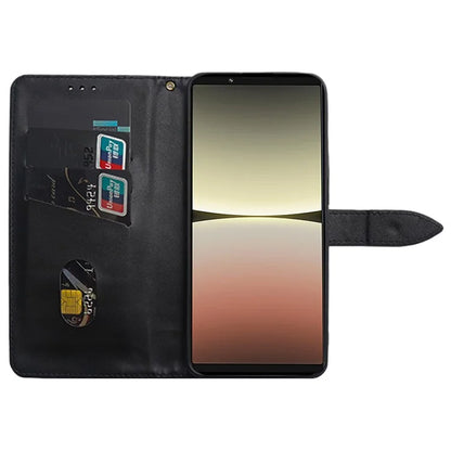 IDEWEI For Sony Xperia 1 V Case Card Holder Protective Phone Cover with Stand