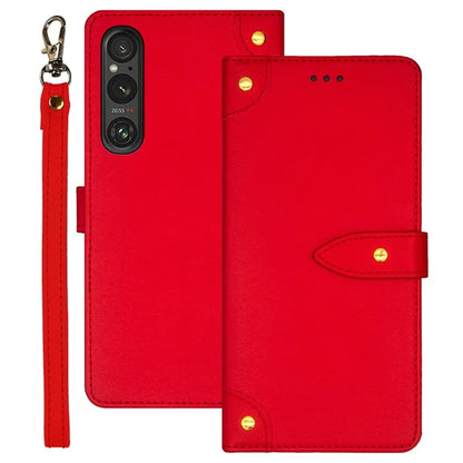 IDEWEI For Sony Xperia 1 V Case Card Holder Protective Phone Cover with Stand