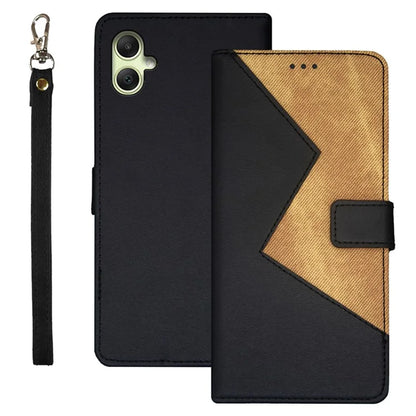 IDEWEI For Samsung Galaxy A05 4G Case Shockproof Leather Phone Stand Shell with Card Slots