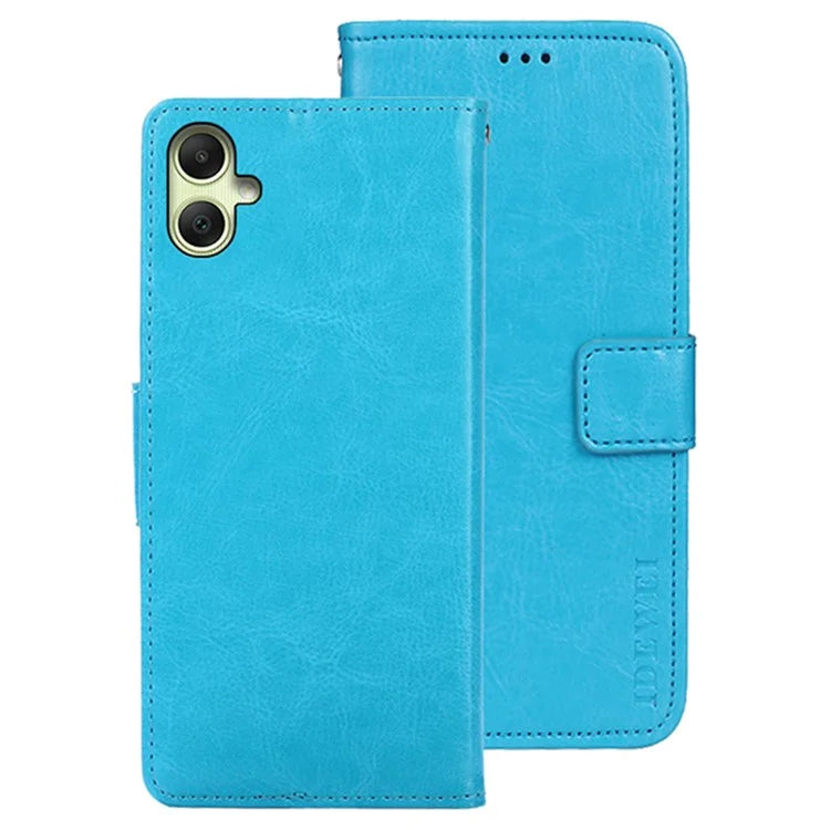 IDEWEI For Samsung Galaxy A05 4G Case Crazy Horse Texture Leather Phone Cover