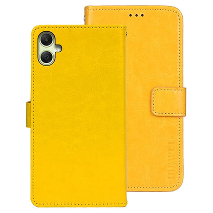 IDEWEI For Samsung Galaxy A05 4G Case Crazy Horse Texture Leather Phone Cover
