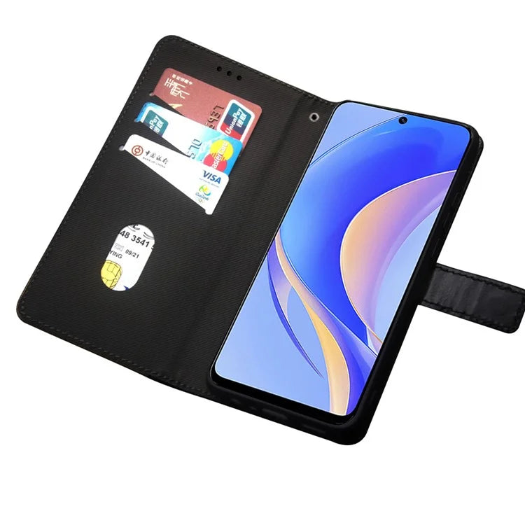 IDEWEI Card Slots Phone Shell for Huawei Mate 60 Case PU Leather Stand Phone Cover