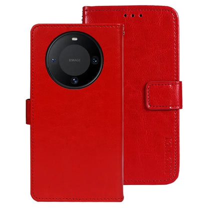 IDEWEI Leather Cover for Huawei Mate 60 Pro Case with Wallet Stand