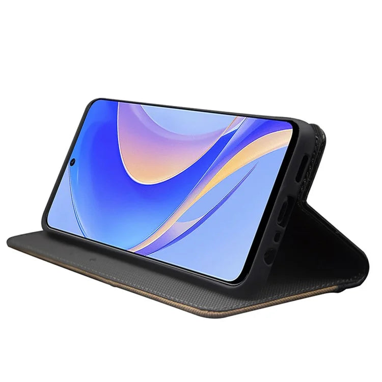 IDEWEI For Huawei Mate 60 Pro Case PU Leather Stand Cover Card Slots Mobile Phone Shell