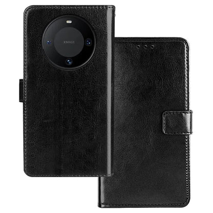 IDEWEI Cell Phone Cover For Huawei Mate 60 Case Crazy Horse Texture Stand Leather Shell