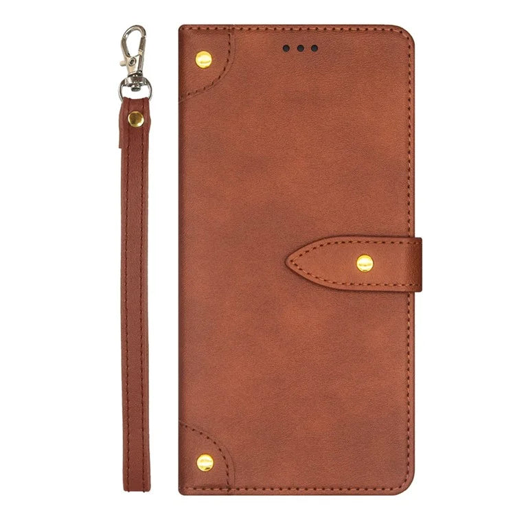 IDEWEI For iPhone 15 Plus Leather Case Card Holder Phone Stand Cover