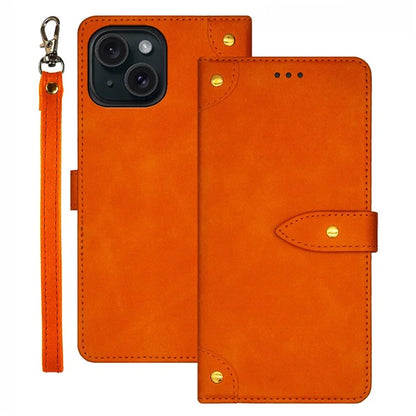 IDEWEI For iPhone 15 Plus Leather Case Card Holder Phone Stand Cover