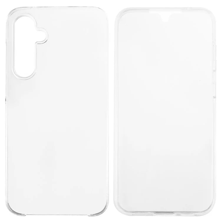 For Samsung Galaxy S23 FE Case Transparent Phone Cover with PET Screen Protector
