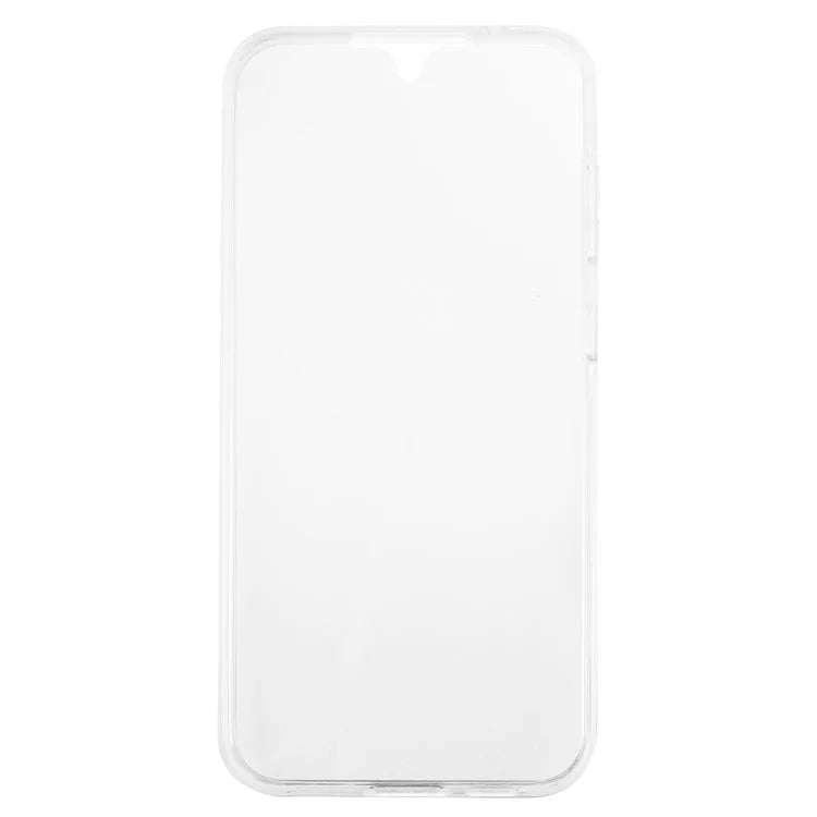 For Samsung Galaxy S23 FE Case Transparent Phone Cover with PET Screen Protector