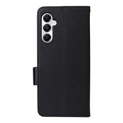 For Samsung Galaxy A05s 4G / M14 4G Case Litchi Texture Wallet Leather Phone Cover with Strap