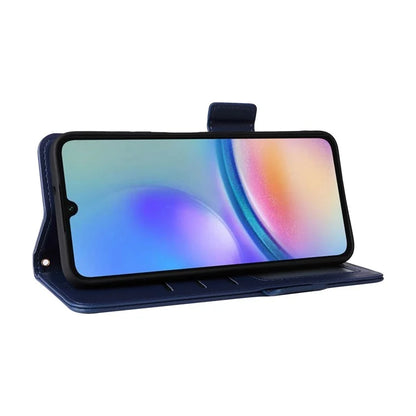 For Samsung Galaxy A05s 4G / M14 4G Case Litchi Texture Wallet Leather Phone Cover with Strap
