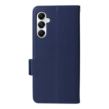 For Samsung Galaxy A05s 4G / M14 4G Case Litchi Texture Wallet Leather Phone Cover with Strap