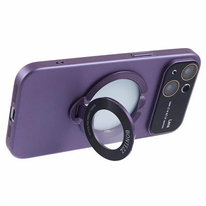 VOERO For iPhone 13 6.1 inch Case Compatible with MagSafe Kickstand Hard PC Phone Cover