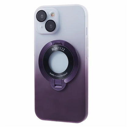VOERO For iPhone 14 Case Kickstand Hard PC Phone Cover with Lens Film