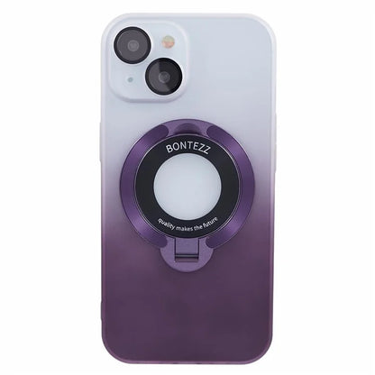 VOERO For iPhone 14 Case Kickstand Hard PC Phone Cover with Lens Film