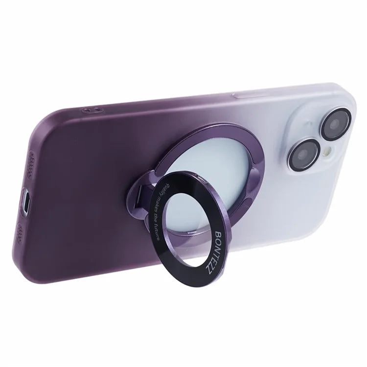 VOERO For iPhone 14 Case Kickstand Hard PC Phone Cover with Lens Film
