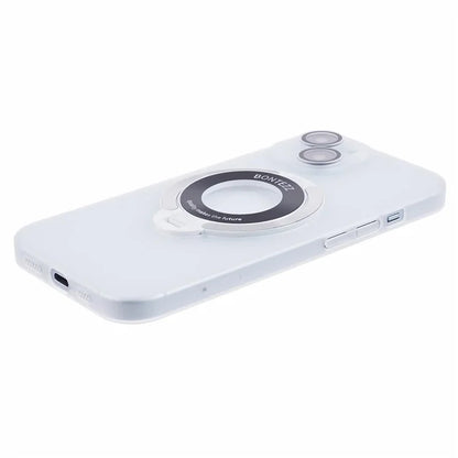 VOERO For iPhone 14 Case Kickstand Hard PC Phone Cover with Lens Film