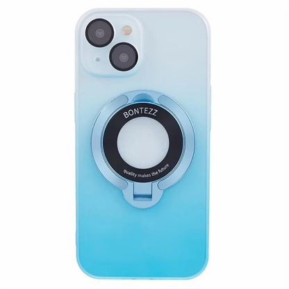 VOERO For iPhone 14 Case Kickstand Hard PC Phone Cover with Lens Film