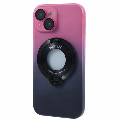 VOERO For iPhone 14 Case Kickstand Hard PC Phone Cover with Lens Film