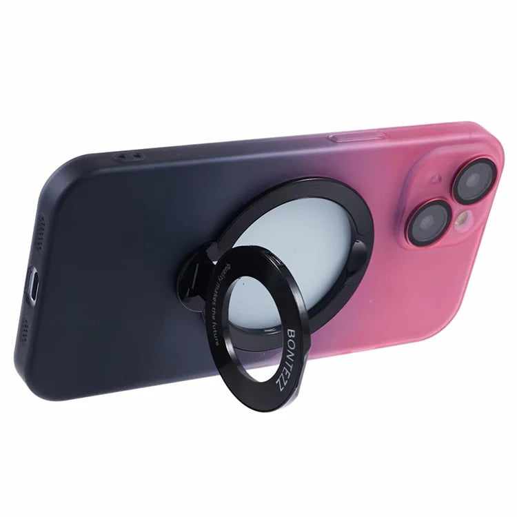 VOERO For iPhone 14 Case Kickstand Hard PC Phone Cover with Lens Film