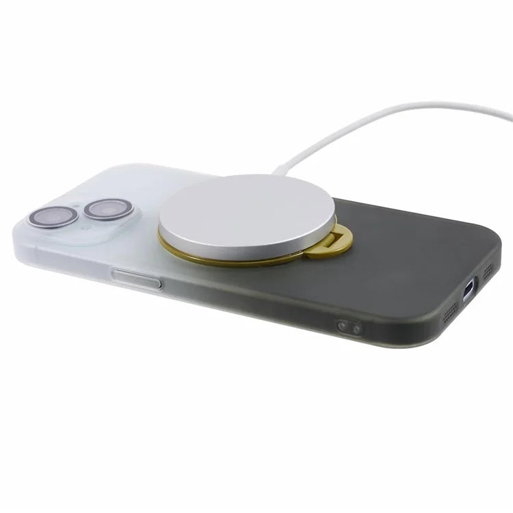 VOERO For iPhone 14 Case Kickstand Hard PC Phone Cover with Lens Film