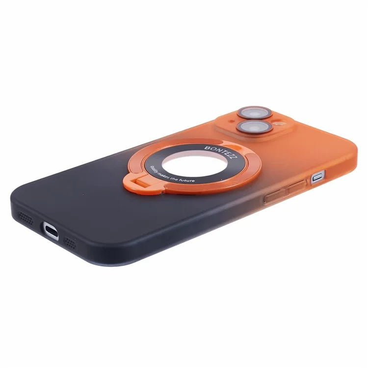 VOERO For iPhone 13 Case Anti-Scratch PC Kickstand Phone Cover Compatible with Magsafe