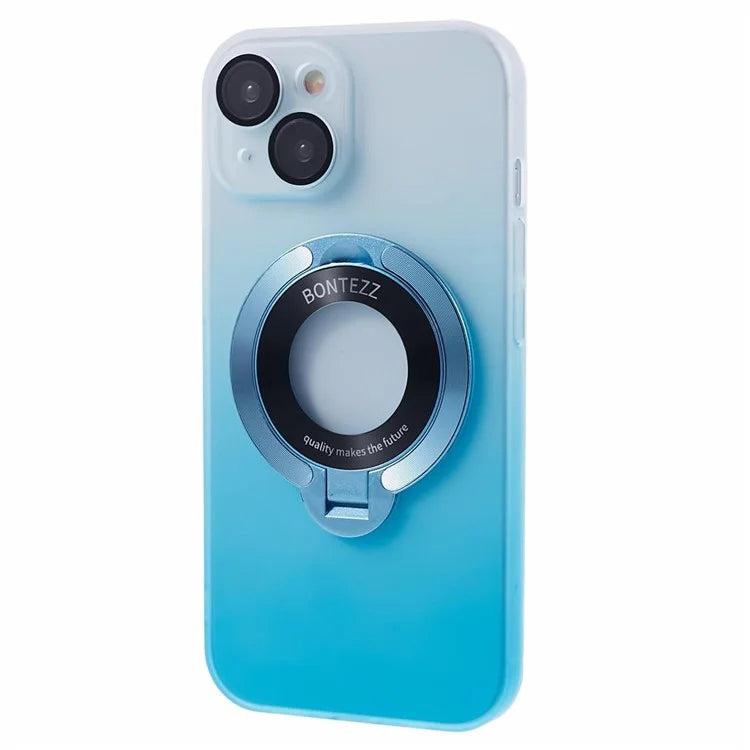VOERO For iPhone 13 Case Anti-Scratch PC Kickstand Phone Cover Compatible with Magsafe