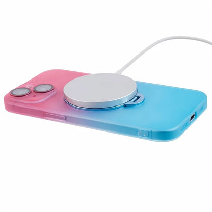 VOERO For iPhone 13 Case Anti-Scratch PC Kickstand Phone Cover Compatible with Magsafe