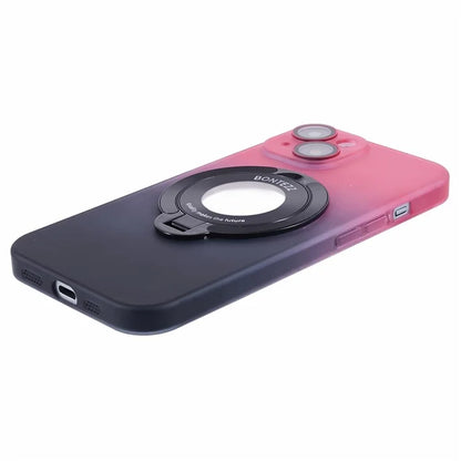 VOERO For iPhone 13 Case Anti-Scratch PC Kickstand Phone Cover Compatible with Magsafe