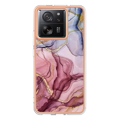 YB IMD Series-16 Style-E For Xiaomi 13T / 13T Pro / Redmi K60 Ultra TPU Case 2.0mm IMD Marble Pattern Phone Cover