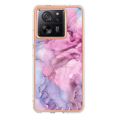YB IMD Series-16 Style-E For Xiaomi 13T / 13T Pro / Redmi K60 Ultra TPU Case 2.0mm IMD Marble Pattern Phone Cover