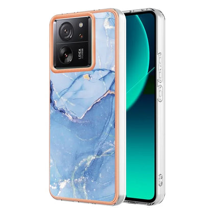 YB IMD Series-16 Style-E For Xiaomi 13T / 13T Pro / Redmi K60 Ultra TPU Case 2.0mm IMD Marble Pattern Phone Cover