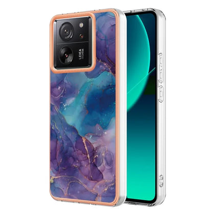 YB IMD Series-16 Style-E For Xiaomi 13T / 13T Pro / Redmi K60 Ultra TPU Case 2.0mm IMD Marble Pattern Phone Cover